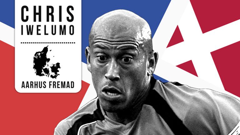 Chris Iwelumo had his first taste of football abroad in the Danish top flight