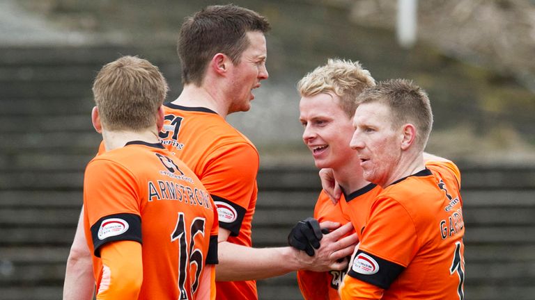 Dundee United: Celebrations the order of the day at Dens Park
