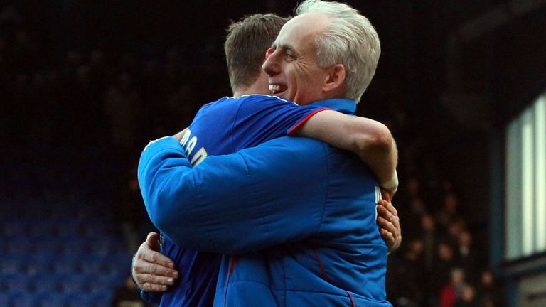 Mick McCarthy celebrates late winner