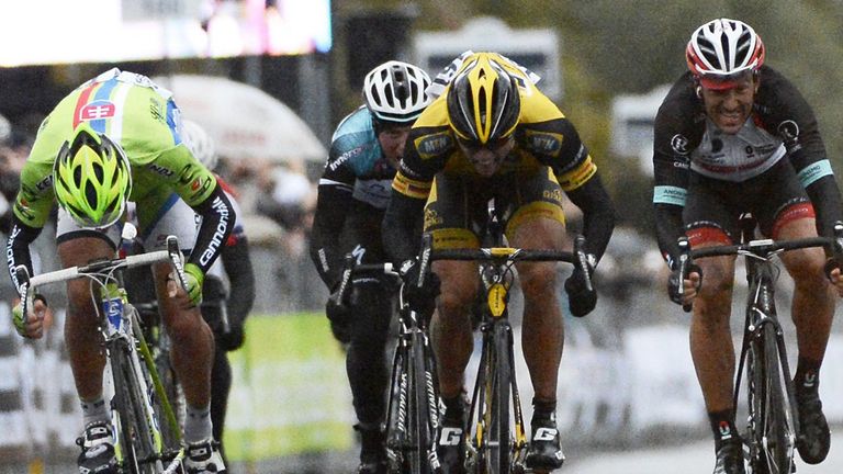 Gerald Ciolek won a dramatic Milan - San Remo in 2013
