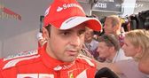 Massa qualifies second