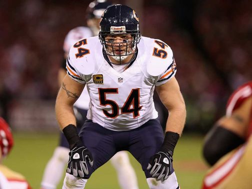 Brian Urlacher: Spent 13 seasons with the Bears