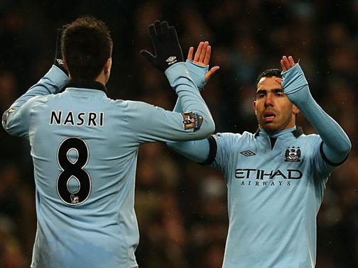 Carlos Tevez: Netted hat-trick against Barnsley