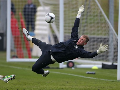 Joe Hart: Impressed with goalkeepers in England squad