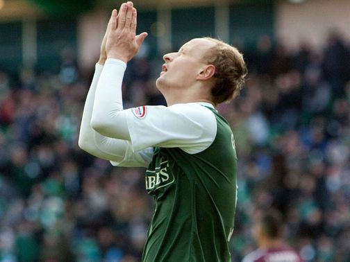 Leigh Griffiths can't believe his 'goal' doesn't stand