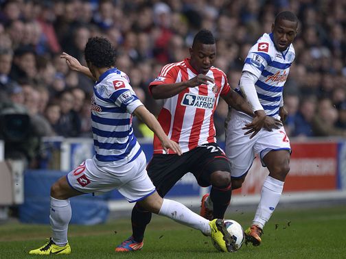Stephane Sessegnon tries to find a way through