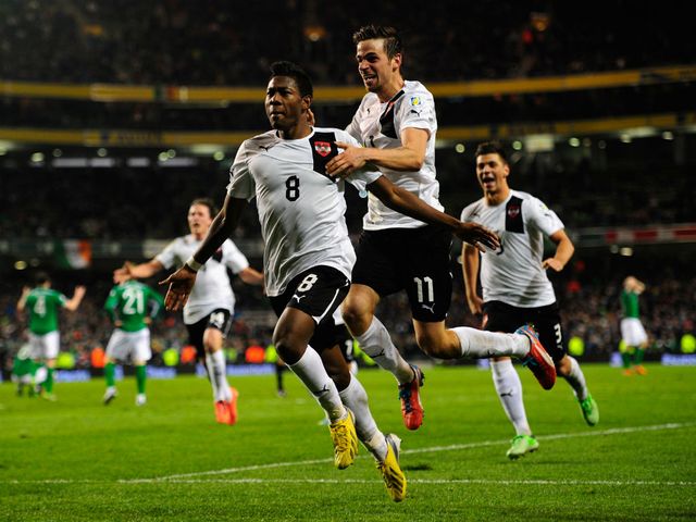 David Alaba: On target for Austria