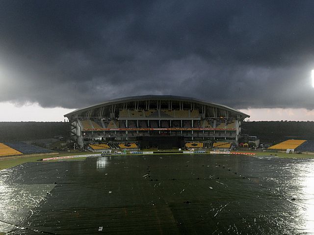 A very wet scene in Hambantota