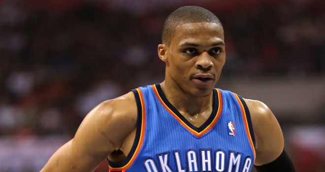 Russell Westbrook: Scored 37 points for the Thunder