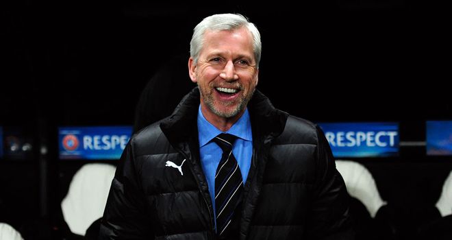 Alan Pardew: Setting his sights on continental glory