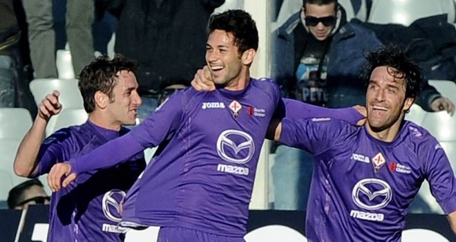 Celebrations for Fiorentina