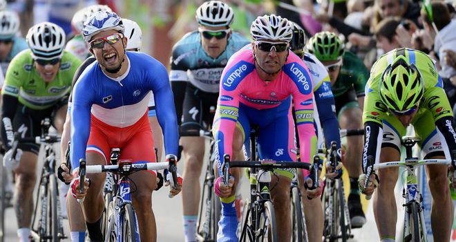 Nacer Bouhanni sprinted to his second victory of the season