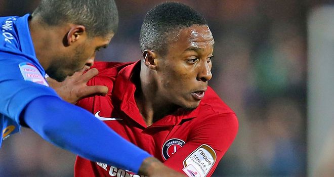 Callum Harriott: Goal secured Charlton all three points