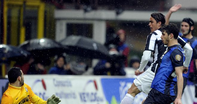 Alessandro Matri finds the net for Juve