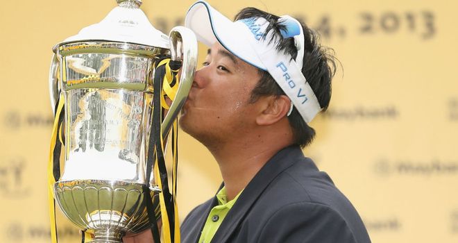 Kiradech Aphibarnrat: Returned to the course after a lengthy delay to birdie the 16th hole
