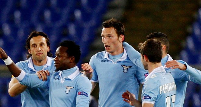 Libor Kozak: The Czech striker bagged a hat-trick in Lazio win