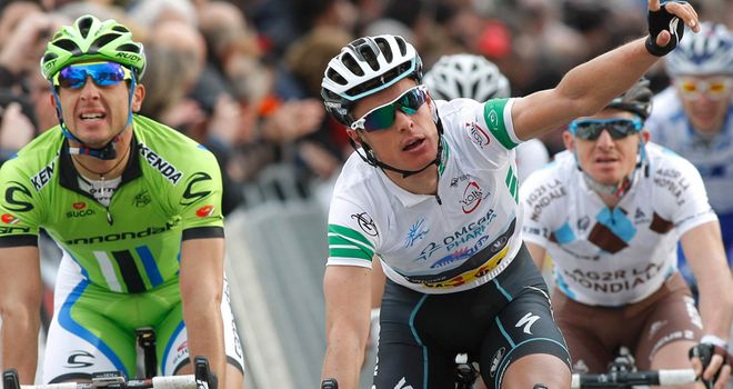 Gianni Meersman now leads the Volta a Catalunya by 16 seconds