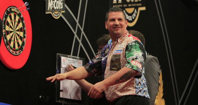 Gary Anderson: Ended long losing televised run against Phil Taylor