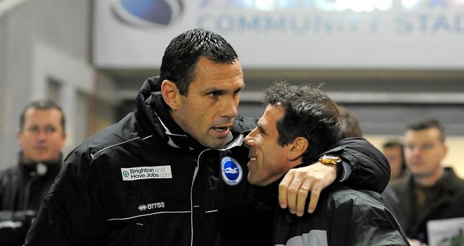 Abramovich could appease Chelsea fans by appointing Poyet (L) or Zola, says Jeff