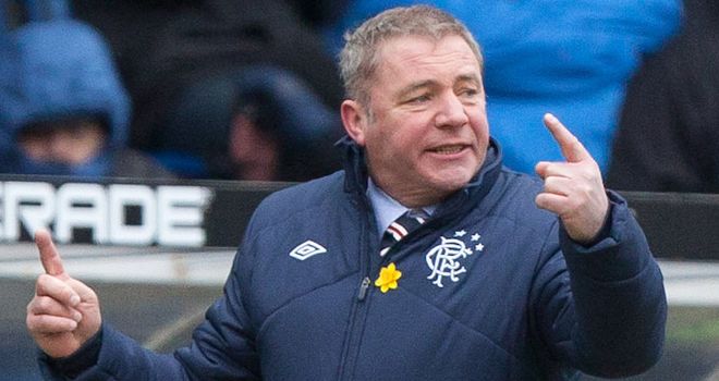 Ally McCoist: Rangers performance "miles short" of what he expects
