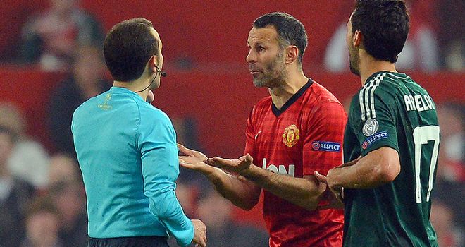 Ryan Giggs: Was left stunned by the decision to send off Nani.