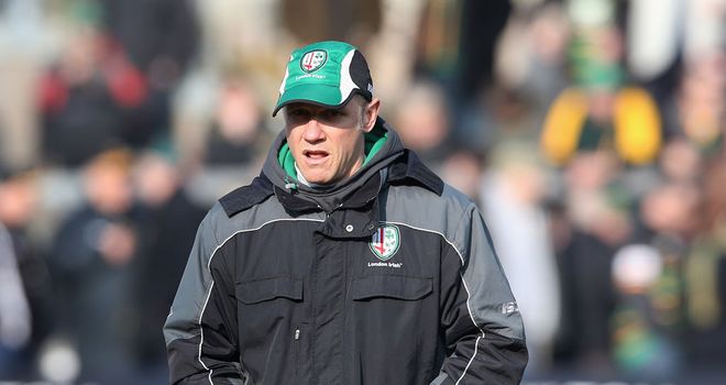 Brian Smith: Praised dominant London Irish forwards