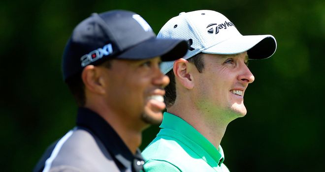 Tiger Woods: Outshone by Justin Rose in the opening round