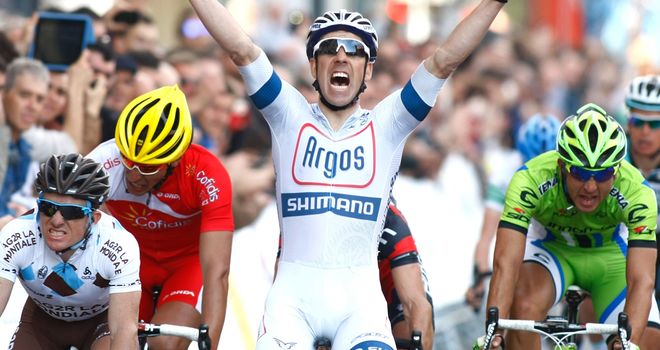 Francois Parisien sprinted to victory