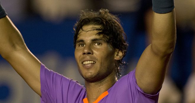 Victory in the quarter-final delights Rafa Nadal