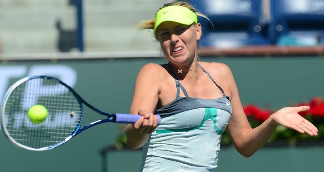 Maria Sharapova: Will next face Sara Errani in a repeat of last year's French Open final