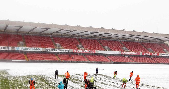 Heavy snow has seen numerous fixtures postponed