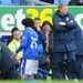 Marouane Fellaini is substituted on a forgettable afternoon for Everton