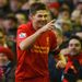 Steven Gerrard scores Liverpool's winner in a 3-2 succes at home to Spurs