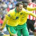 Norwich take the early lead thanks to Wes Hoolahan's close-range header ...