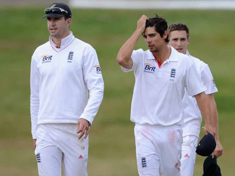 Alastair Cook (r): No comment about Kevin Pietersen