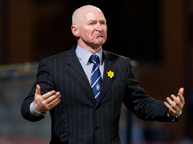 John Brown: Hoping to see Dundee overhaul St Mirren in survival scrap