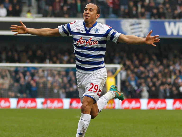 Andros Townsend celebrates his goal against Sunderland.