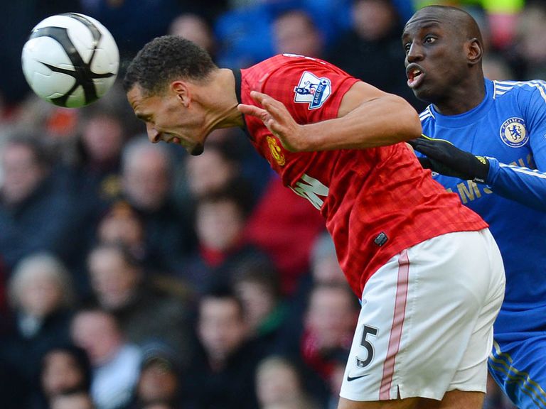 Rio Ferdinand pictured during Sunday's game
