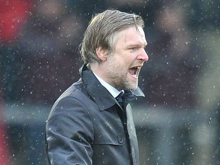 Steven Pressley roars with delight after Coventry's win