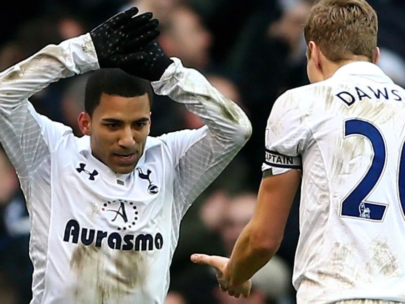 ...before sharing his joy with captain Michael Dawson