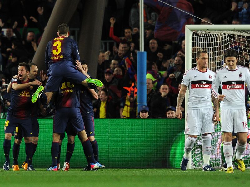 Having lost the first leg 2-0 in the San Siro, the Spanish side are well on course to get back on level terms in this last-16 tie