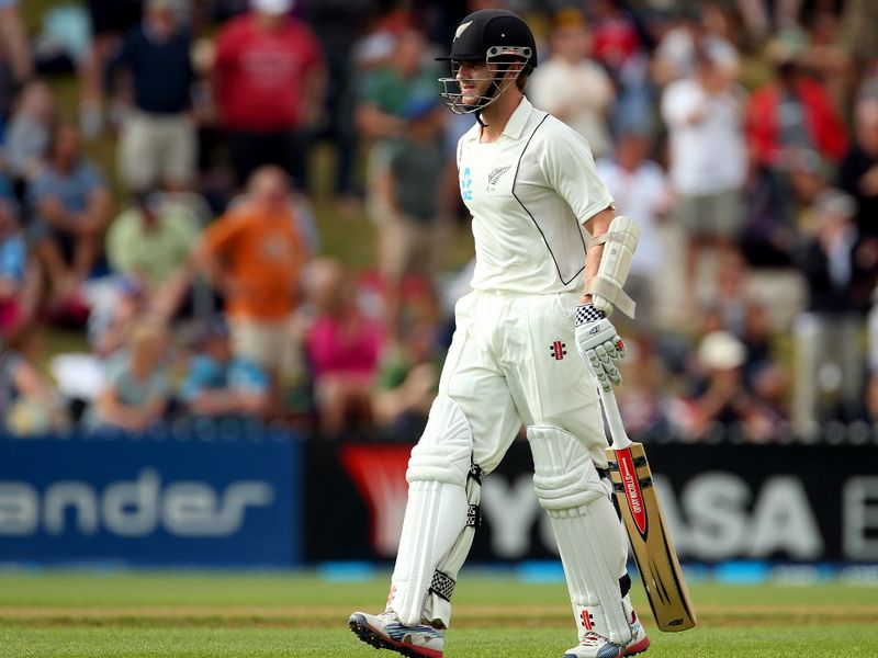Kane Williamson was the first wicket to fall on the day, departing for 42.