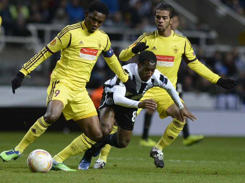 Newcastle head into the second leg of their last-16 tie with Anzhi Makhachkala level at 0-0.