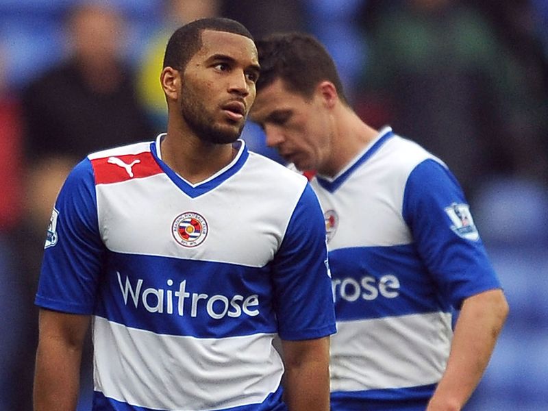 Dejection for Reading after their 2-1 home defeat by Villa