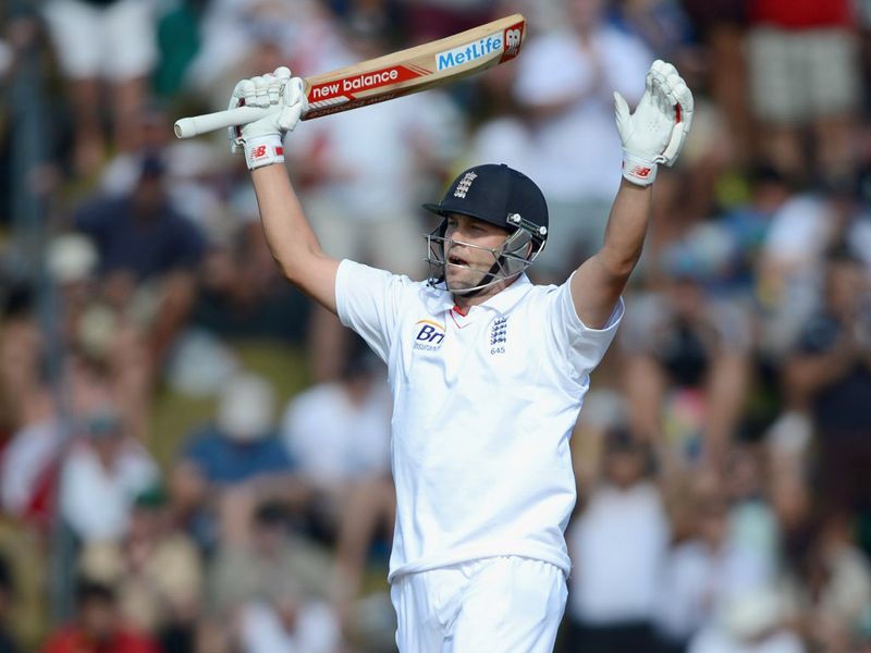 Trott was the first to reach three figures...