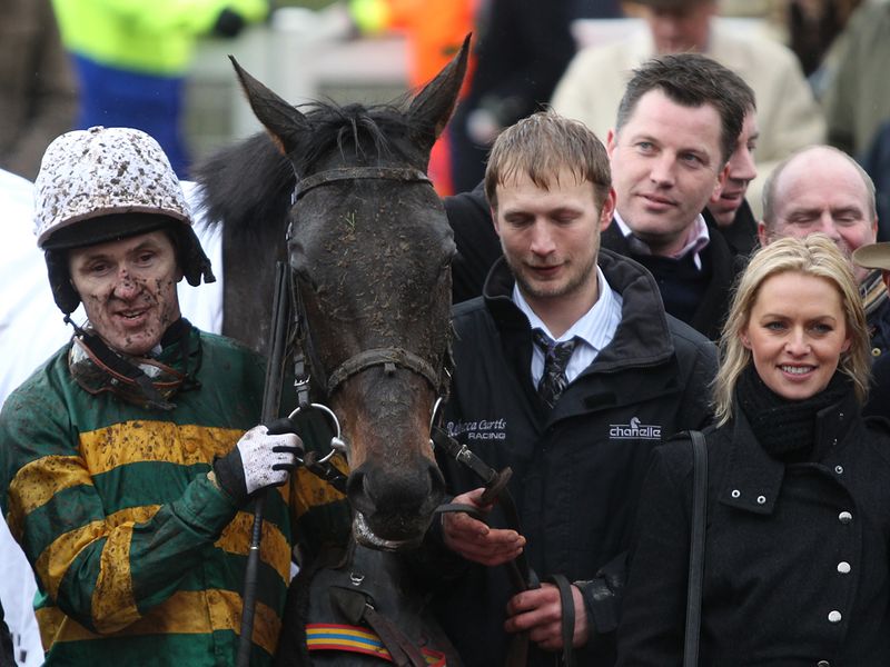 At Fishers Cross with trainer Rebecca Curtis