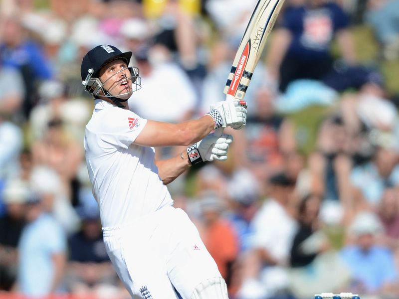 Nick Compton was confident on the back foot...