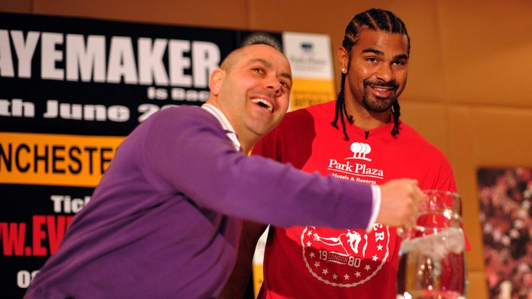 Adam Booth: Waiting to discover the severity of the hand injury suffered by David Haye