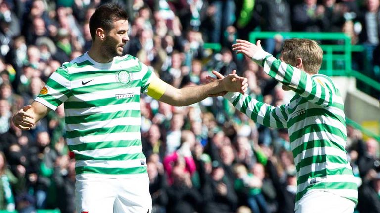 Joe Ledley and Kris Commons: Will be rested for the visit to Motherwell