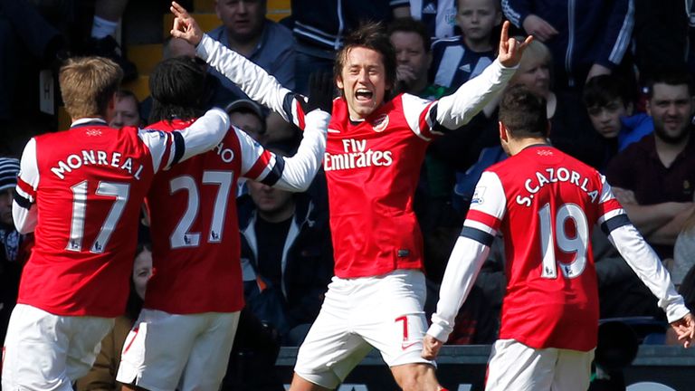 Tomas Rosicky: Looking for Arsenal's good run to continue